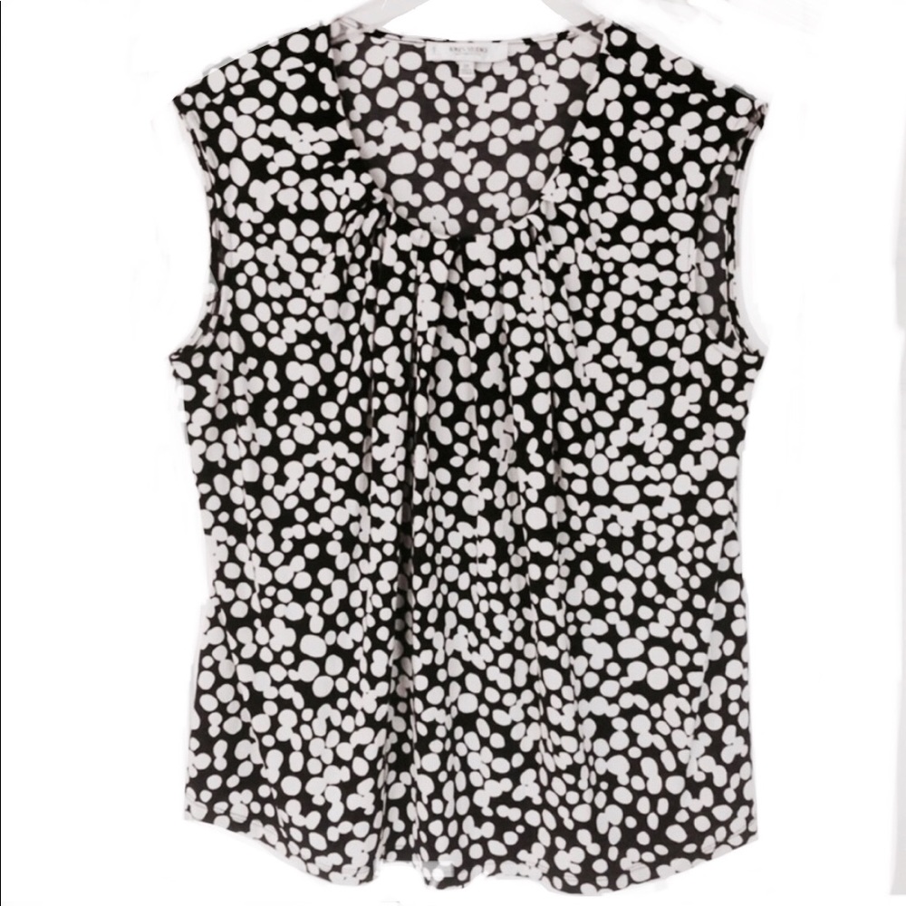 Jones Studio Design Polka Dot Blouse, 2X